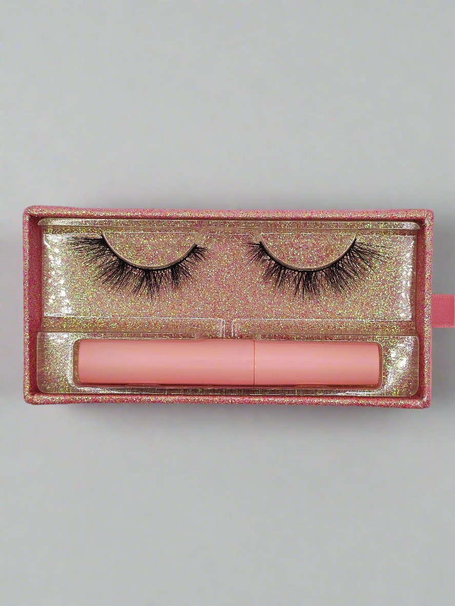 18mm Cat Eyelash Set with Glue