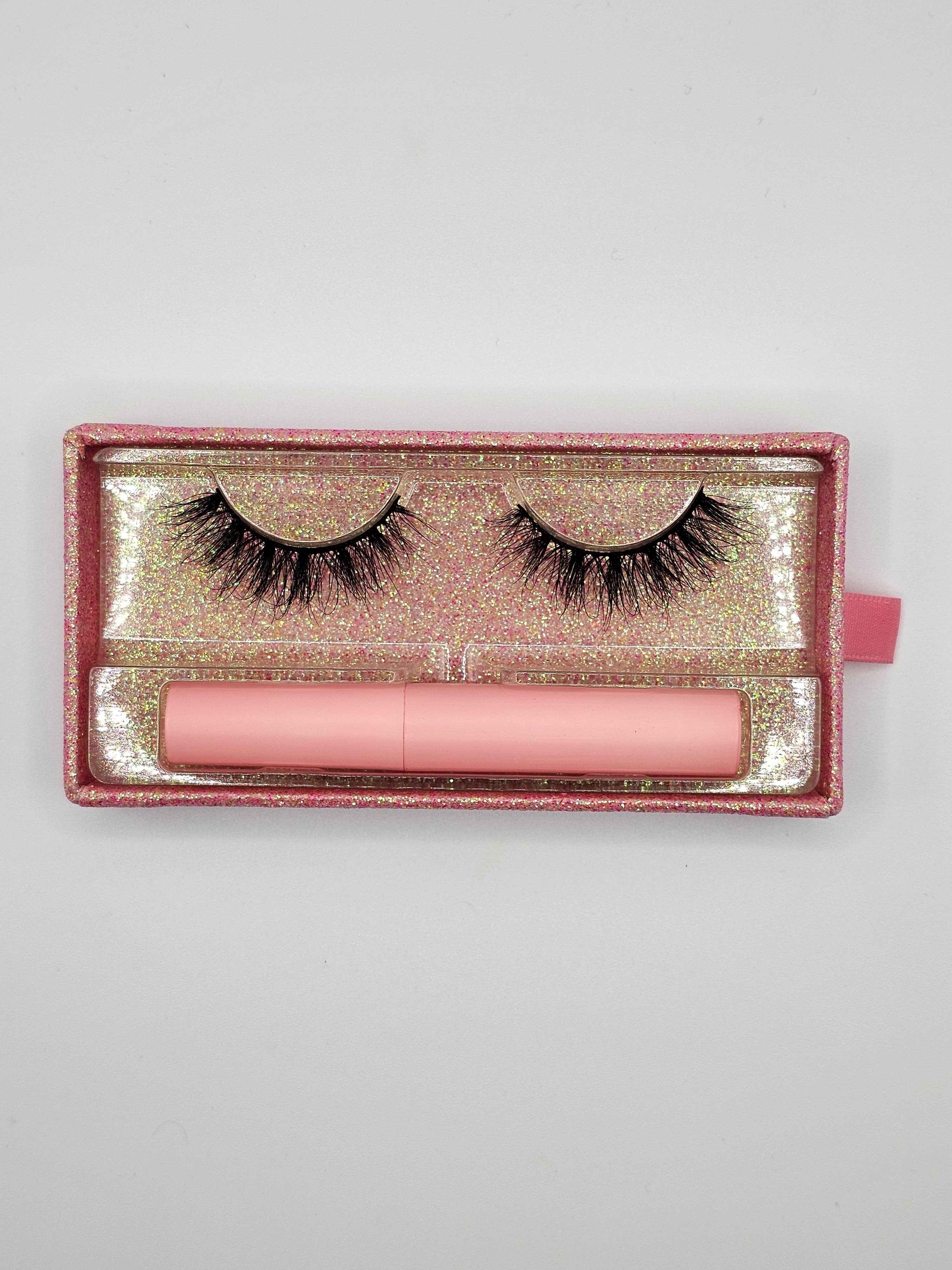 Natural 16mm Russian Faux Mink Lashes | Elegant Essence M1804