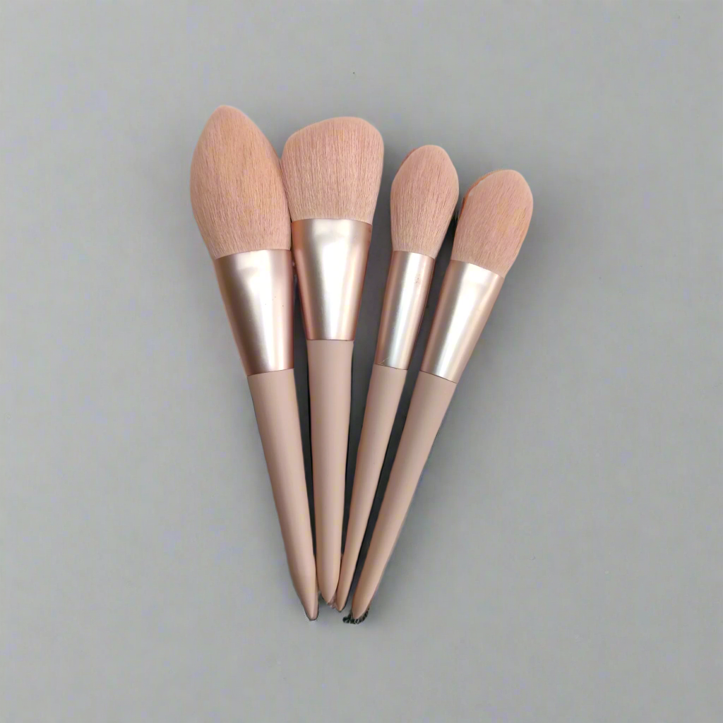 11 piece soft make up brush set